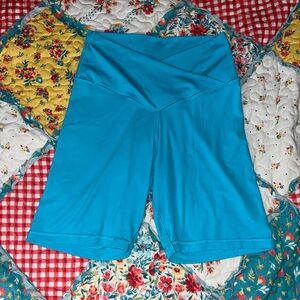 Aerie Vibrant Blue Bike Shorts